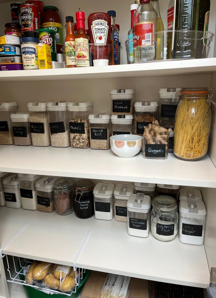 Pantry of dried goods